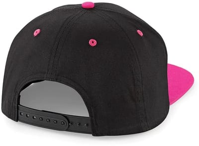 Snapback cap - Black + Fuchsia