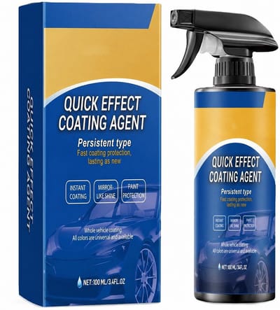 TLVX 3-in-1 Keramische Auto Coating Spray 100ML / Exterieur en Interieur Car Polish / Langdurige Autolak Glans Bewerking / Lichte Krassen Verwijderen / Car Wax / Voertuig Reinigen / Vuilafstotend & Waterafstotend / Nano Coating Automotive