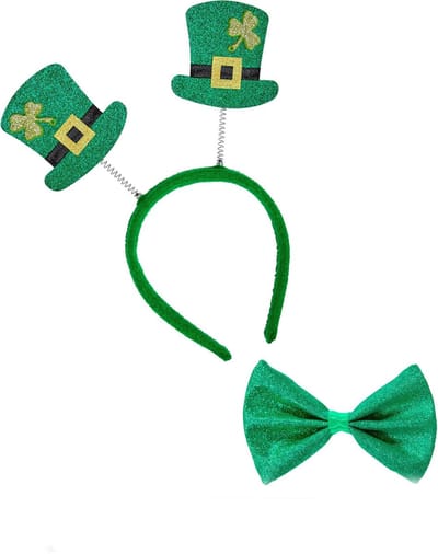 St. Patricksday verkleedset - diadeem met strikje