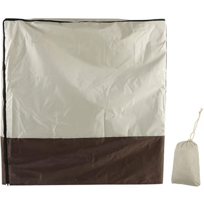 Housse de lit pliant anti-poussière imperméable Housse de protection pour lit pliant pour intérieur extérieur 102x33x104cm gray