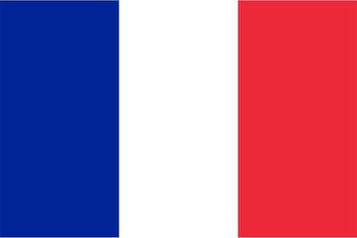 Mega vlag Frankrijk XXL - gevelvlag - supportersvlag - 436 x 350 cm