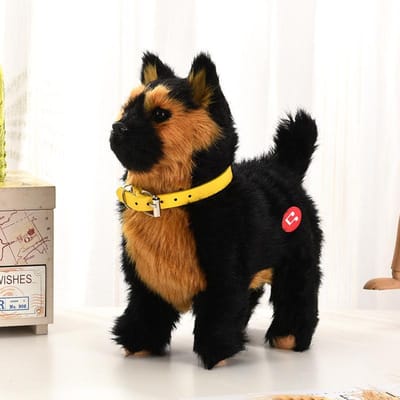 Nieuwe simulatie robot hond elektronische huisdier geluid controle wandelen knikken muziek touch controle robot dier huisdier kinderen speelgoed geschenken