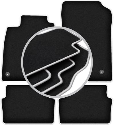 CARLUX-SILVER automatten voor: Renault Laguna III liftback, stationwagen (2007-2015)