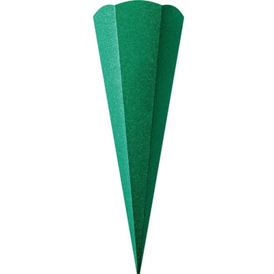 Schoolkegel blank "Glitter" - Green
