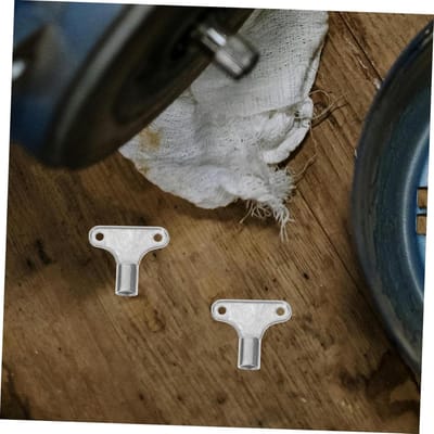 Radiator Ontluchtingssleutels - Universele Deursleutels - Verwarming Ontluchten - Zink Legering Materiaal - 3.5 cm Lengte - Zilver