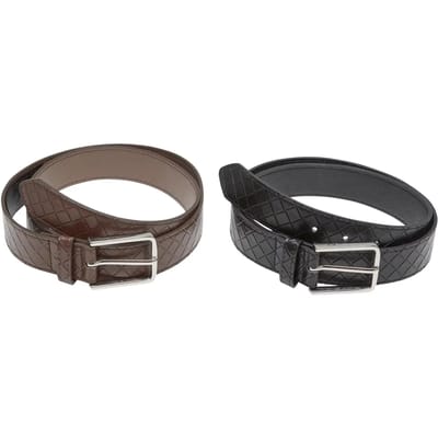 Gevlochten riem van kunstleer met reliëf Urban Classics (x2)
