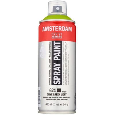 Bombe de peinture Amsterdam 400 ml vert olive clair groen