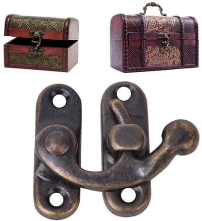 Store_7 - Antieke Hasp Sloten - 30 Stuks Retro IJzeren Hasp Sloten