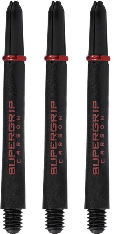 Harrows Supergrip Carbon Red - Dart Shafts