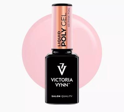Liquid Polygel Pink Fog nr 03 Victoria Vynn 15ml Hema/DiHema vrij gelnagels - gel - liquidgel - polygel - nagels - manicure - nagelverzorging - nagelstyliste - buildergel - builder - uv / led - opbouwnagels - 15ml - Caramdia
