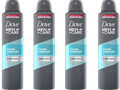 Dove Deo Spray XL - Clean Comfort - Voordeelverpakking 4 x 250 ml
