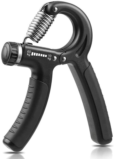 Handgreepversterker - Griptrainer - Verstelbare weerstand 22-132 lbs (10-60 kg) - Antislip krachttrainingsgreep - Voor atleten en handhersteloefeningen