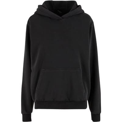 Urban Classics Vintage Heavy Hoody Dames Trui met capuchon - zwart - S