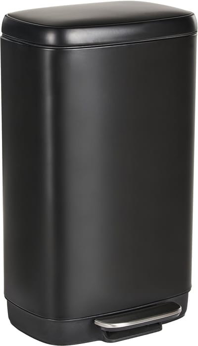 ECOCOLLECT - Prullenbak - Zwart - 30 l - IJzer