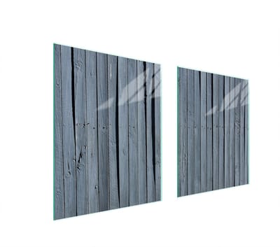 TMK ArtDeko Serie - Glazen Beschermplaat voor Fornuis - 85x52 cm - Houtlook - Veelzijdig Gebruik