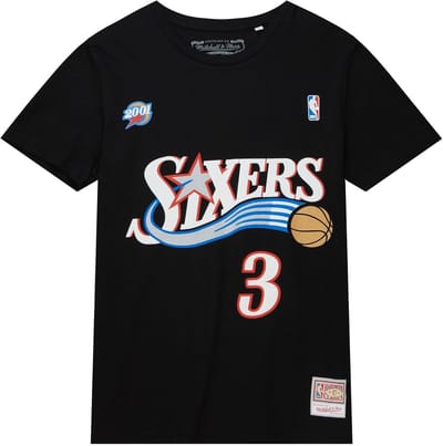 NBA HWC Naam en Nummer T-Shirt voor Heren en Dames