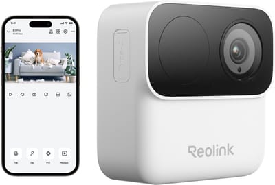 Reolink 2MP Batterij Beveiligingscamera - Magnetische Binnen-/Buiteninstallatie - 9 Maanden Batterij - Persoonsdetectie - Argus Series B210