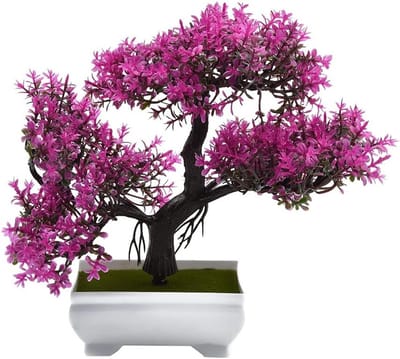 Prachtige Kunst Bonsai Boom in Pot - Nepplant voor Thuis, Kantoor en Tuin Decoratie, Ideaal voor Bureau en Interieur Styling