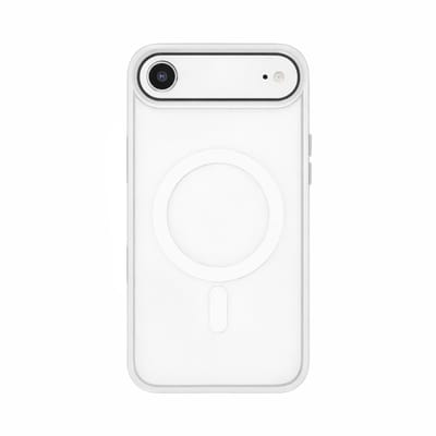 Jaym, Hoesje Geschikt Voor iPhone Air MagSafe Bumper met Versterkte Hoeken, Wit / Transparant
