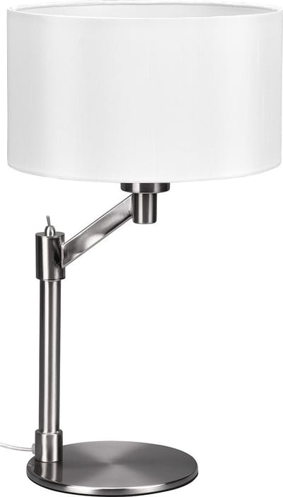TRIO CASSIO - Tafellamp - Nikkel mat - excl. 1x E27 4,9W