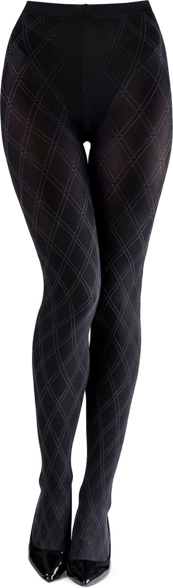 Bellivalini Dames Panty - 100 DEN - Halsterloos - Polyamide - BLV-GI-1113 - Zwart - S