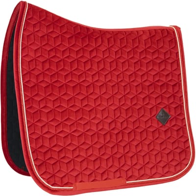 Kentucky Horsewear - Zadeldek - Rood Velvet - Zadeldek Dressuur