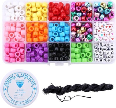 DIY Sieraden Set - Sieraden Maken - Kralen Set - 9mm - 11 kleuren - Letters - Hartjes - 520 stuks