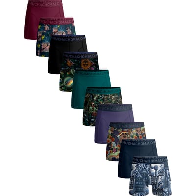 Muchachomalo Boxershort Heren – 10 Pack – 95% Katoen – Heren Ondergoed – Kleding – Stevig Ondergoed – Onderbroeken Heren
