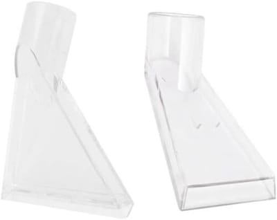 Reinigingssproeier Zuigmond - Tapijtreiniger Accessoire - Bekleding Reinigen - Transparante Kop - 23 x 20 x 6 cm - Transparant