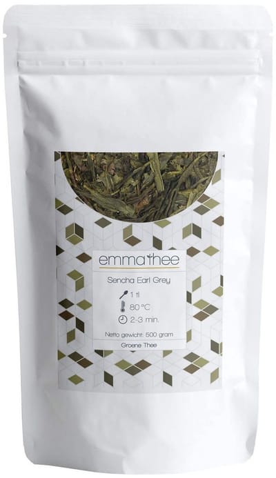 Sencha Earl Grey 400 Gram - Losse Thee - Puur & Natuurlijk - Fris & Bergamot
