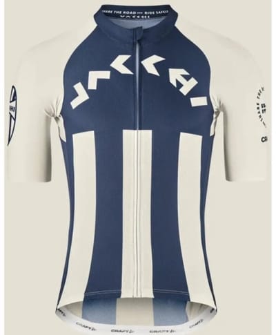 Craft Fietsshirt Korte Mouwen Heren Blauwgrijs Wit - Share The Road 6.0 Jersey M Norit White - M