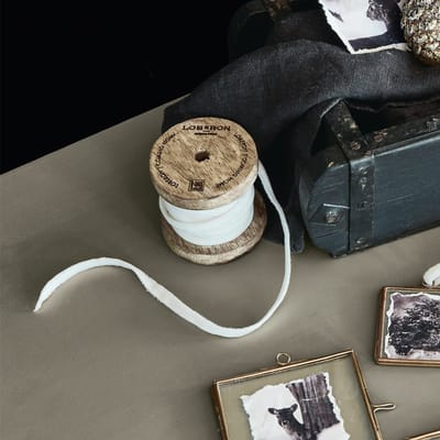 LOBERON Fluwelen lint Olessa crème