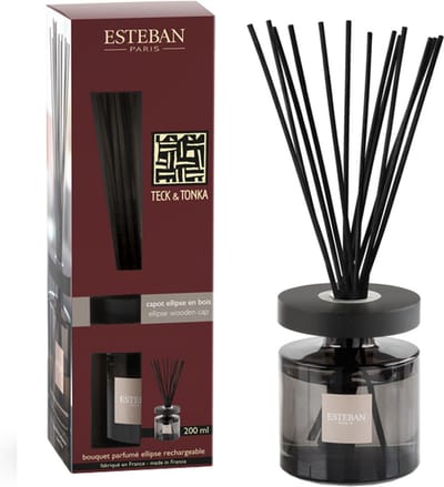 Esteban Classic Teck & Tonka Geurstokjes Ellipse 200 ml