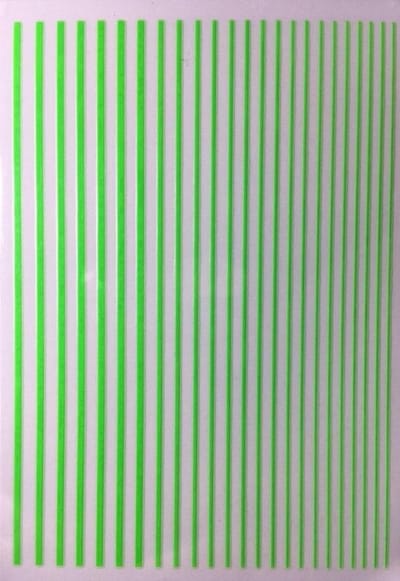 Korneliya Nailart Strip Neon Groen