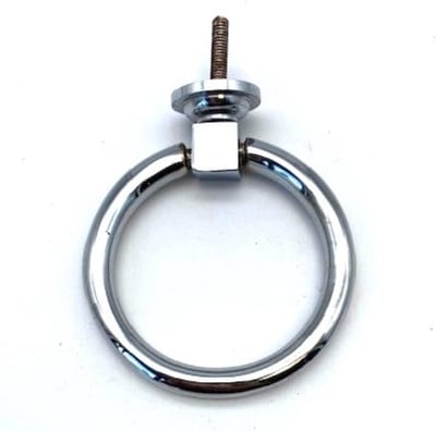Ringgreep voor stoel zilver 90mm