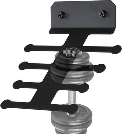 Opbergrek Fitnessbanden - Gym Organizer - Thuisgym Opslag - Visgraat Ontwerp - 20x15 cm - Zwart