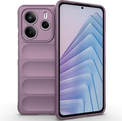 Coverup Hoesje - Geschikt voor Xiaomi Redmi Note 14 5G Hoesje - Coverup Hands-On Rugged Back Cover - Paars