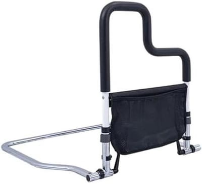 Bedhek voor Ouderen - Bedhek Senioren - Veilig In Bed - Stabiele Steunbeugel - 67.5 x 61 cm - Zwart