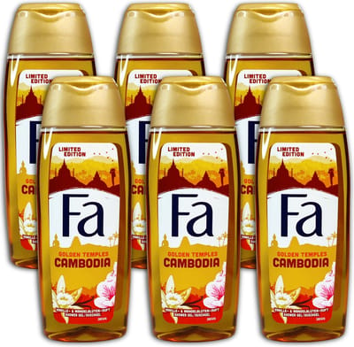 FA Douchegel Golden Tempels Cambodia - Voordeelverpakking 6 x 250 ml