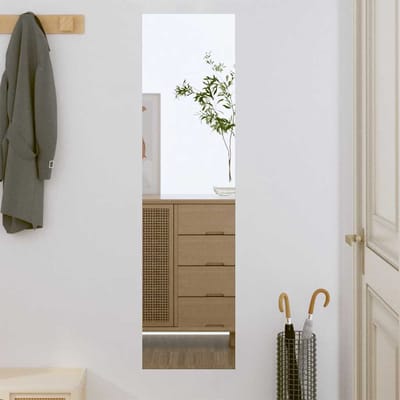 vidaXL - Wandspiegel - 30x100 - cm - rechthoekig - glas