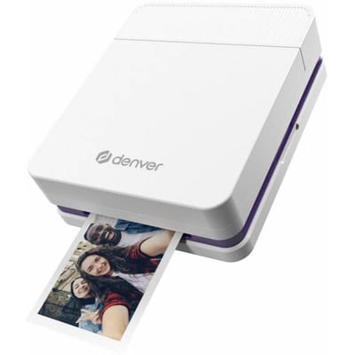 Denver Pocket Printer - Mobiele fotoprinter - Papier/Sticker/Magneet/Tattoo/Warmtepers printer - Incl. 20 printvellen - Bluetooth - MCP6010