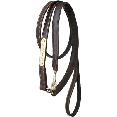 Kentucky Horsewear - Presentatielijn Leder Covered Chain bruin 270 cm