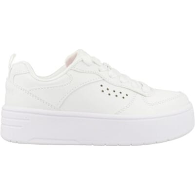 Skechers Court High - Color Zone Meisjes Sneakers - Wit