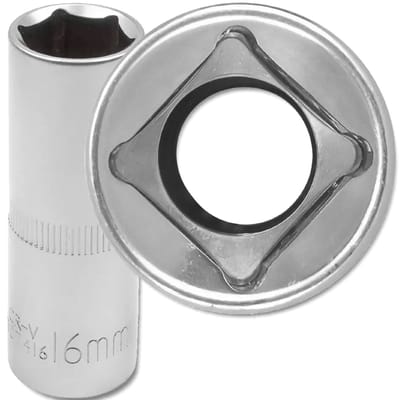 JCB Nasadka - Bougiesteksleutel - 1/2" - 16mm - Zeskant