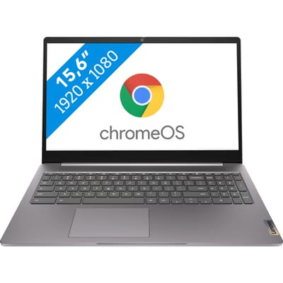 Lenovo IdeaPad 3 Chrome 15IJL6 Intel® Pentium® Silver N6000 Chromebook 39,6 cm (15.6") Full HD 8 GB LPDDR4x-SDRAM 128 GB eMMC Wi-Fi 6 (802.11ax) ChromeOS Engels Grijs