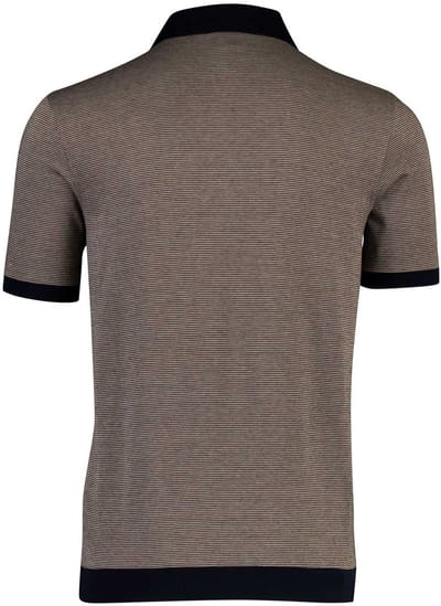 Bugatti poloshirt korte mouw donkerblauw