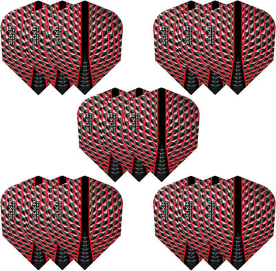 Professionele Dartvluchten 'No6' 100 Micron - Set van 15 Sterke Vluchten
