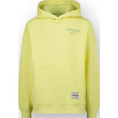 Vingino Boys Basic-hoody Sweater Pale Lime Yellow Size: 10 | Sportswear Outlet | Unisex | Geel