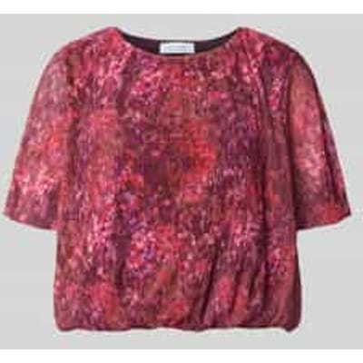 regular fit blouse in plissélook