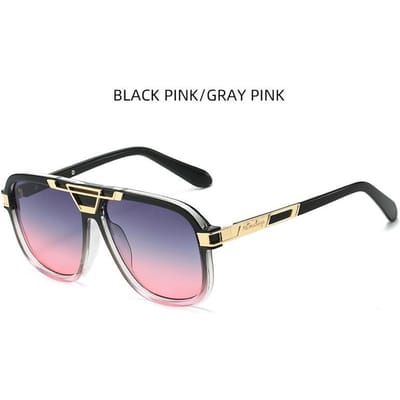 Nouveau Style Lunettes de Soleil Personnalisées Double Pont Mode Femme Protection UV M6215